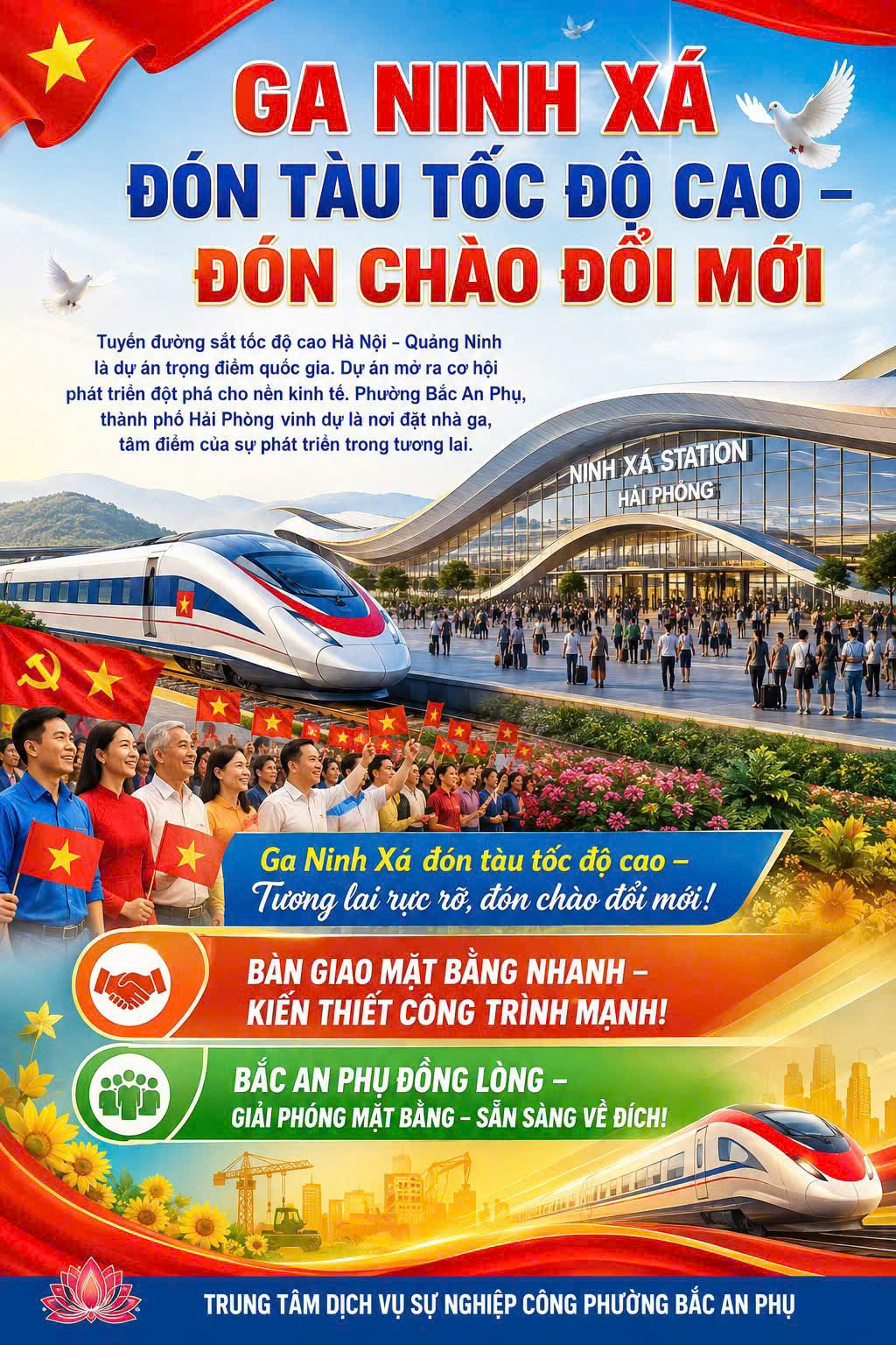 🇻🇳 GA NINH XÁ – NIỀM TỰ HÀO CỦA BẮC AN PHỤ, ĐỘNG LỰC PHÁT TRIỂN CỦA TƯƠNG LAI! 🚄✨