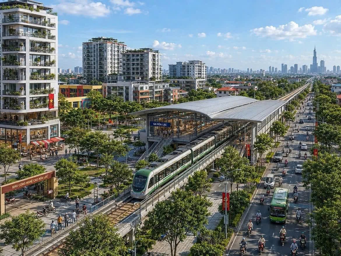 🚆 TOD – KHI NHÀ GA TRỞ THÀNH “HẠT NHÂN” TẠO GIÁ TRỊ CHO ĐÔ THỊ